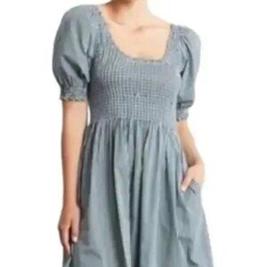 Hill House Louisa Emerald Green Gingham Nap Dress